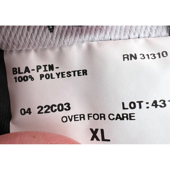 AGB Floral Chiffon Sleeveless Blouse XL Black Pink Multicolor y2k - Picture 4 of 8